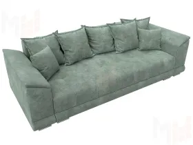 Диван прямой НордСтар НПБ ( BRUT 08 зеленый )