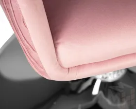 Кресло дизайнерское DOBRIN EDISON (розовый велюр (1922-16))