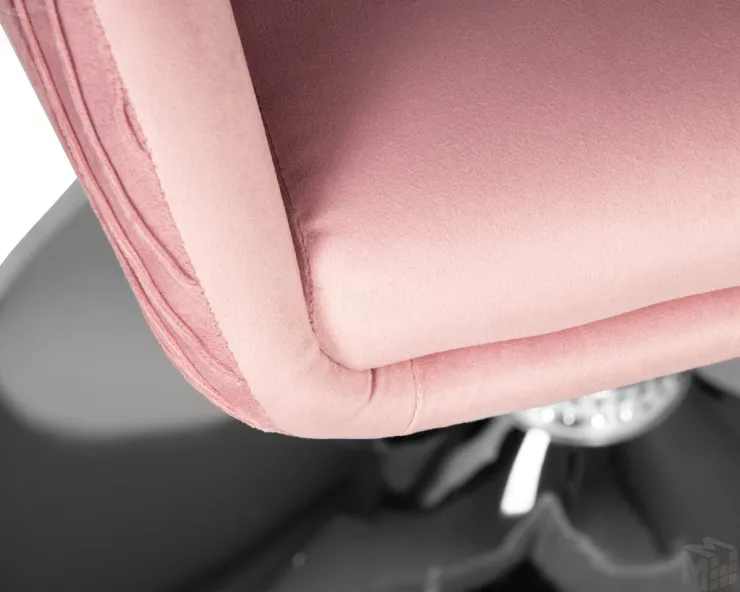 Кресло дизайнерское DOBRIN EDISON (розовый велюр (1922-16))