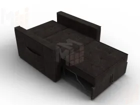 Кресло-кровать Лига-104 (80) ( BRUT 17 коричневый )