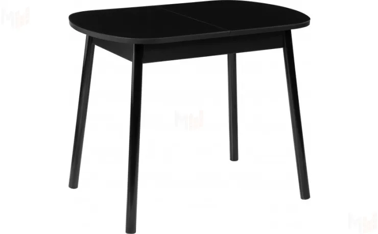 Стол раскладной стеклянный Вин 94 Черный 