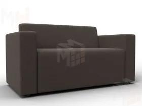 Диван прямой Лига-093 ( Амур 05 коричневый )
