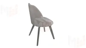 Стул Толедо тип 1 Графит / тк. №208 / тк.220