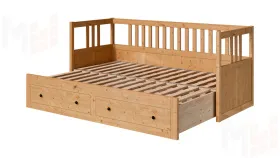 Кровать-кушетка из массива КЫМОР 80*200 светло-коричневый