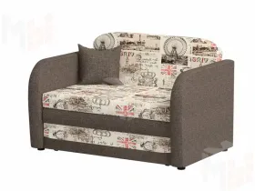 Диван Крош Фьюжн Челси 01/Ньютон Дарк Браун