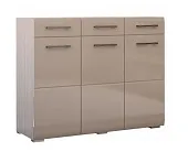 Комод Ненси (ясень/капучино глянец)