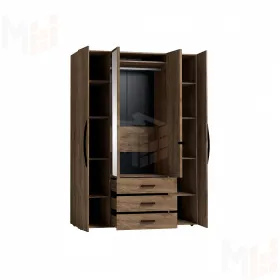 Шкаф для одежды и белья NATURE 555 Дуб Табачный