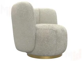 Кресло Лига-072 ( букле CAMBY 07 молочный )