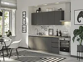 Кухонный гарнитур Челси 2,0 (графит/графит, сонома)