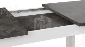 Стол обеденный Ванкувер тип 1  Белый, Ателье темный