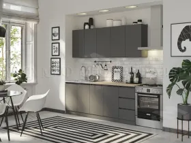 Кухонный гарнитур Челси 2,0 (графит/графит, сонома)