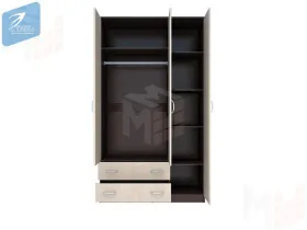 Шкаф Комфорт-10 венге/дуб молочный