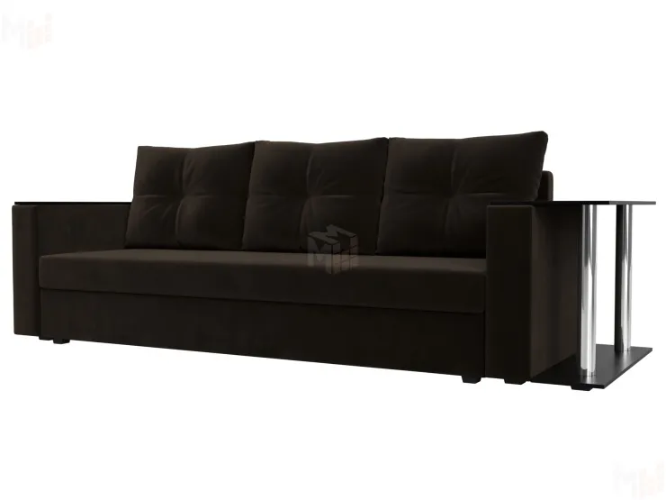 Диван прямой Атланта со столом справа