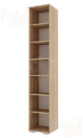 Пенал комбинированный ИТАЛИЯ П-400 сонома/белый глянец