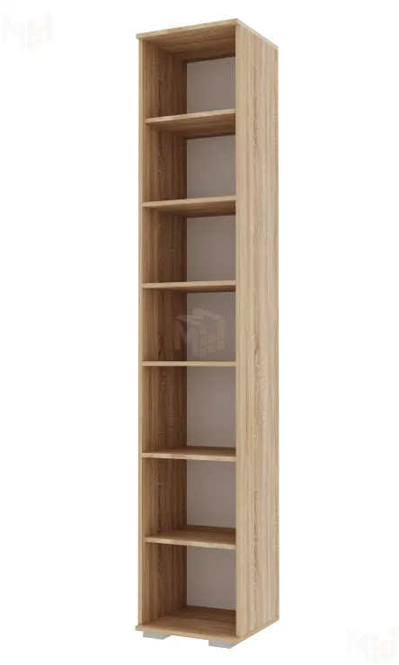 Пенал комбинированный ИТАЛИЯ П-400 сонома/белый глянец