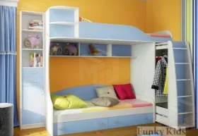 Двухъярусная кровать Фанки Кидз 12