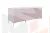 Тумба Зефир  115.01 белое дерево/пудра розовая (эмаль)