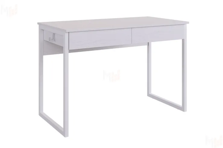 Стол Юниор белое дерево/белый муар