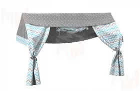 Балдахин для кровати с надстройкой Соня «Небесный»