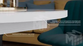 Стол обеденный раздвижной Стокгольм Тип 1  Черный муар, Стекло глянцевое белое