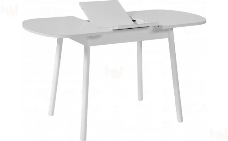 Стол раскладной стеклянный Вин 94 Белый 