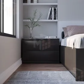 2.05.02.020.5 МАЛЬТА комод 2 ящика 80х54 Дуб Венге RU