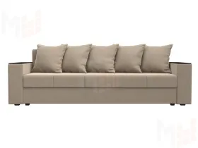 Диван прямой Дубай Лайт полки слева ( Бежевый )