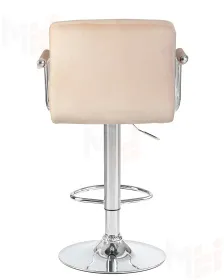 Стул барный DOBRIN KRUGER ARM (бежевый велюр (MJ9-10))