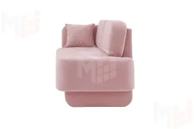 Кушетка Хьюстон на пружинном блоке Розовый