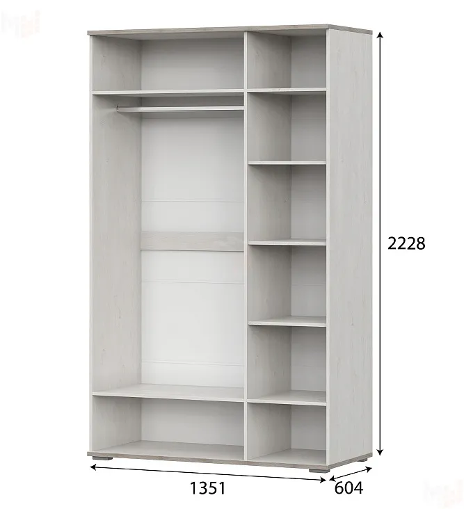 Шкаф Александрия  ШК-207 Серия 3