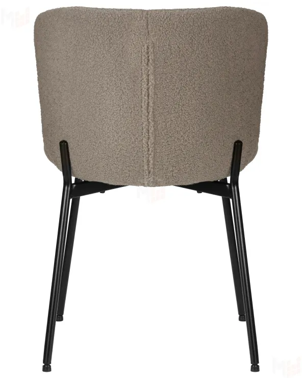 Стул обеденный DOBRIN MILO (черные ножки, бежевый букле (UF992-04))