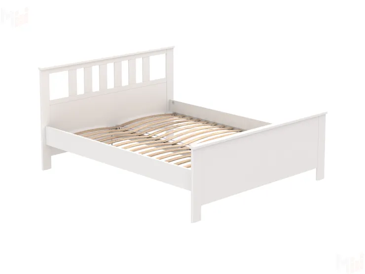 2.08.04.070.1 САГА кровать двойная 160х200 белая