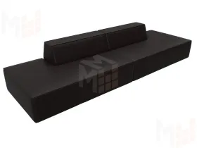 Диван прямой модульный Монс лофт ( GRIFON 12 коричневый )