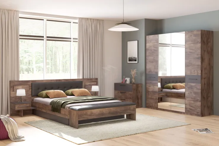 Шкаф четырехдверный Глазго