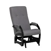 Кресло-маятник Leset Хельга (Венге/Savana Plus Mouse (серый))