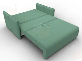 Диван прямой Лига-117 ( Амур 11 зеленый )