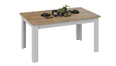 Стол обеденный Ванкувер тип 1  Белый, Дуб Крафт золотой