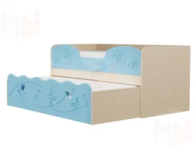 Двухъярусная выдвижная кровать Омега 11