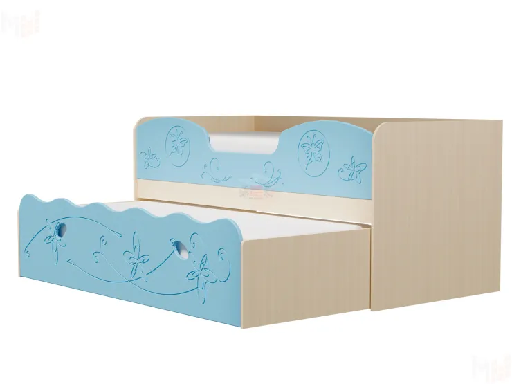 Двухъярусная выдвижная кровать Омега 11