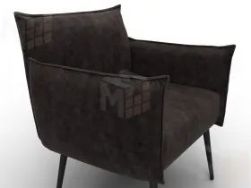 Кресло Лига-083 ( велюр BRUT 17 коричневый )