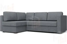 Угловой Диван Джессика 2 серый (левый)