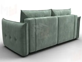 Диван прямой Лига-100 НПБ ( BRUT 08 зеленый )