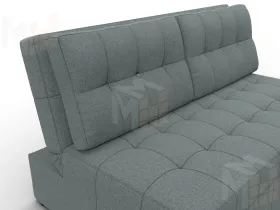 Диван прямой Лига-107 (140) ( Амур 07 серый )