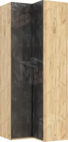 Шкаф угловой Марвэл Мальта Грей/Дуб Крафт