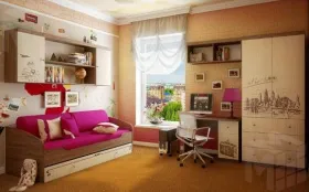 Детская комната Фанки Тревел, композиция №3