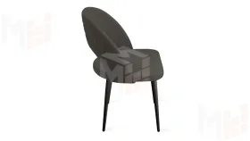 Стул Гэтсби К1К Черный муар, Велюр Confetti Stone