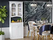 Буфет Констанция 2-х дверный (белый)