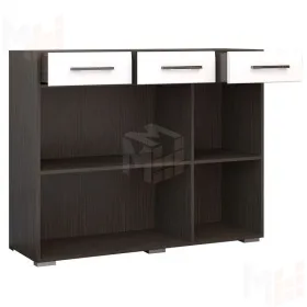 Комод Ненси (венге/белый глянец)