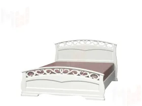 Кровать Грация-1 (160*200) античный белый