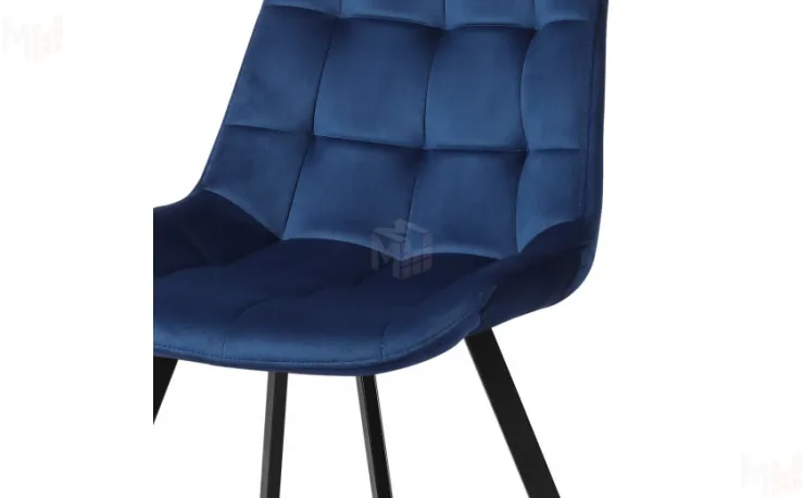 Стул поворотный Эйден М, Confetti blue/черный